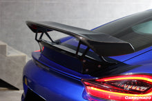 Load image into Gallery viewer, 2012-2016 Porsche 981 Cayman TA Style Style Carbon Fiber Trunk Spoiler Wing