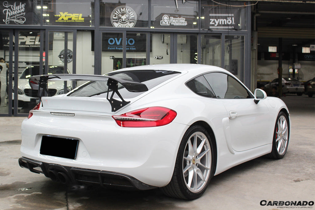 2012-2016 Porsche 981 Cayman TA Style Style Carbon Fiber Trunk Spoiler Wing