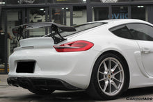 Load image into Gallery viewer, 2012-2016 Porsche 981 Cayman TA Style Style Carbon Fiber Trunk Spoiler Wing