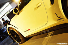 Load image into Gallery viewer, 2013-2019 Porsche 911 991 Turbo/S GT2RS Style Side Skirts - Carbonado Aero