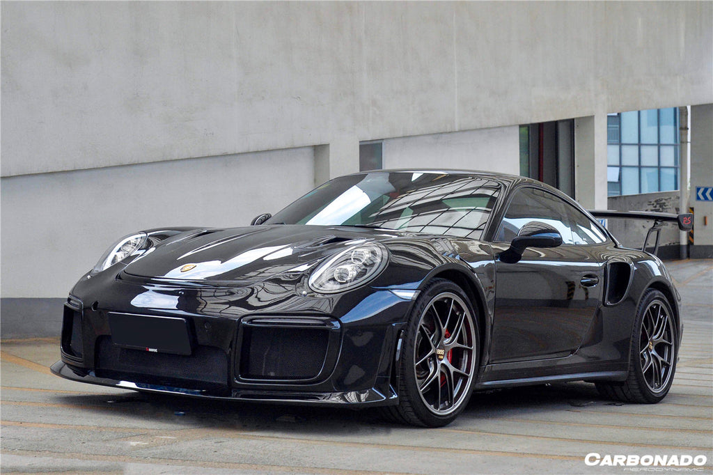 2013-2019 Porsche 991 Carrera & Targa S & 4 & 4s GT2RS Style Carbon Fiber Hood - Carbonado
