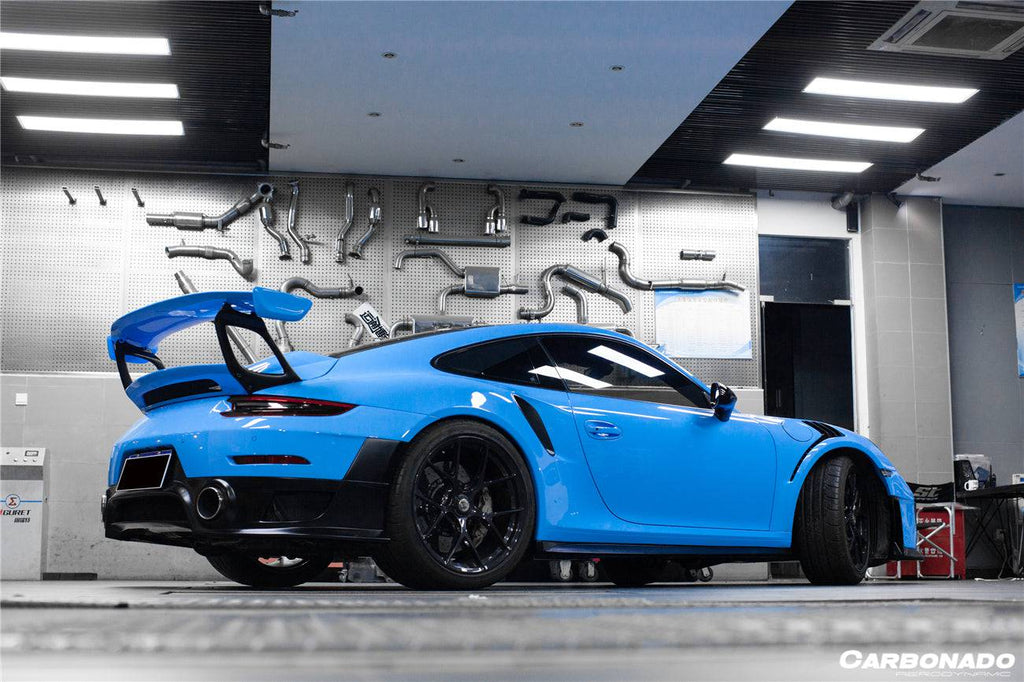 2013-2019 Porsche 911 991 Turbo/S GT2RS Style Rear Bumper - Carbonado
