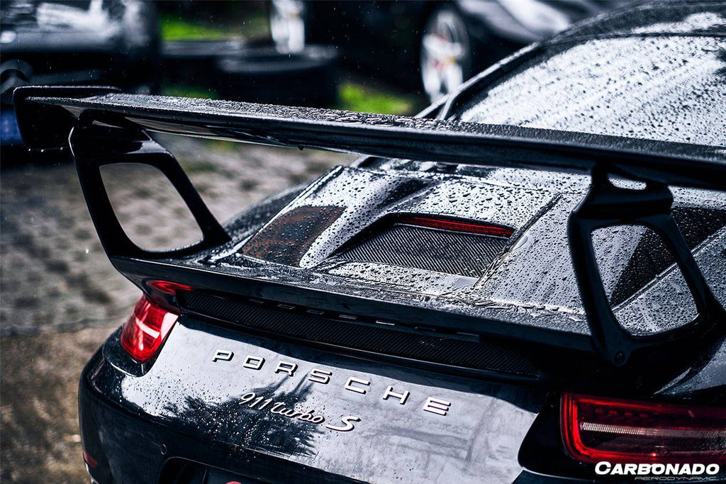 2013-2019 Porsche 911 991 Turbo/S GT2RS Style Trunk Spoiler Wing - Carbonado Aero