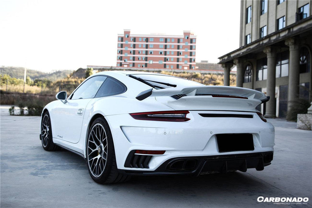 2016-2019 Porsche 911 991.2 Turbo s TP Style Rear Bumper - Carbonado