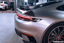 Load image into Gallery viewer, 2019-2023 Porsche 911 992 Carrera/S/4/4S/Cabriolet Turbo Style Trunk Spoiler - Carbonado Aero