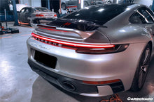 Load image into Gallery viewer, 2019-2023 Porsche 911 992 Carrera/S/4/4S/Cabriolet Turbo Style Trunk Spoiler - Carbonado Aero