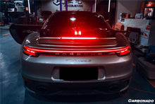Load image into Gallery viewer, 2019-2023 Porsche 911 992 Carrera/S/4/4S/Cabriolet Turbo Style Trunk Spoiler - Carbonado Aero