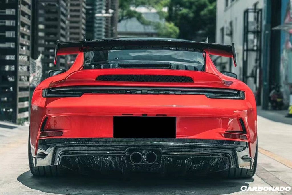 2019-2023 Porsche 911 992 Carrera/S/4/4S/Targa/Cabriolet GT3 Style Rear Bumper - Carbonado Aero