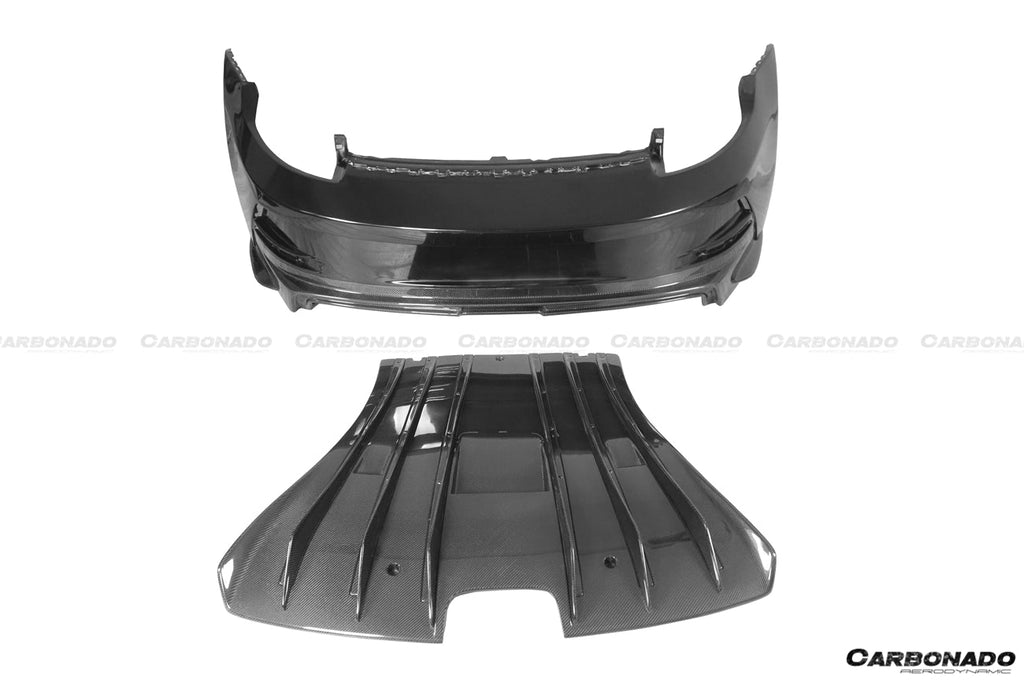2019-2023 Porsche 911 992 Carrera/S/4/4S/Targa/Cabriolet GT3 Style Rear Bumper - Carbonado Aero