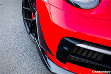 Load image into Gallery viewer, 2019-2023 Porsche 911 992 Carrera/Targa Sport Design WP Style Dry Carbon Fiber Bumper Canards - Carbonado Aero