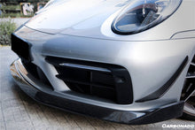 Load image into Gallery viewer, 2019-2023 Porsche 911 992 Carrera/Targa Sport Design Bumper WP Style Dry Carbon Fiber Front Lip - Carbonado Aero