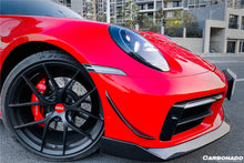 Load image into Gallery viewer, 2019-2023 Porsche 911 992 Carrera/Targa Sport Design WP Style Dry Carbon Fiber Bumper Canards - Carbonado Aero