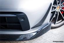 Load image into Gallery viewer, 2019-2023 Porsche 911 992 Carrera/Targa Sport Design WP Style Dry Carbon Fiber Bumper Canards - Carbonado Aero