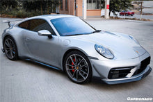 Load image into Gallery viewer, 2019-2023 Porsche 911 992 Carrera/Targa Sport Design WP Style Dry Carbon Fiber Bumper Canards - Carbonado Aero