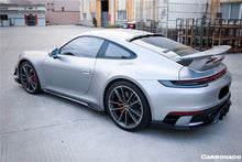 Load image into Gallery viewer, 2019-2023 Porsche 911 992 Carrera/Targa Sport Design Bumper WP Style Dry Carbon Fiber Rear Lip - Carbonado Aero