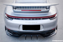 Load image into Gallery viewer, 2019-2023 Porsche 911 992 Carrera &amp; Targa Sport Design Bumper WP Style Dry Carbon Fiber Rear Lip - Carbonado