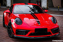Load image into Gallery viewer, 2019-2023 Porsche 911 992 Carrera/Targa Sport Design WP Style Dry Carbon Fiber Bumper Canards - Carbonado Aero