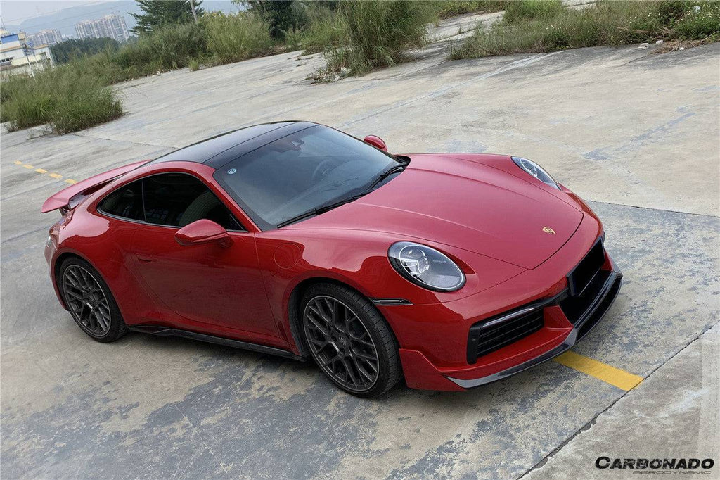2019-2023 Porsche 911 992 Carrera/S/4/4S/Targa/Cabriolet WP Style Dry Carbon Fiber Side Skirts - Carbonado Aero