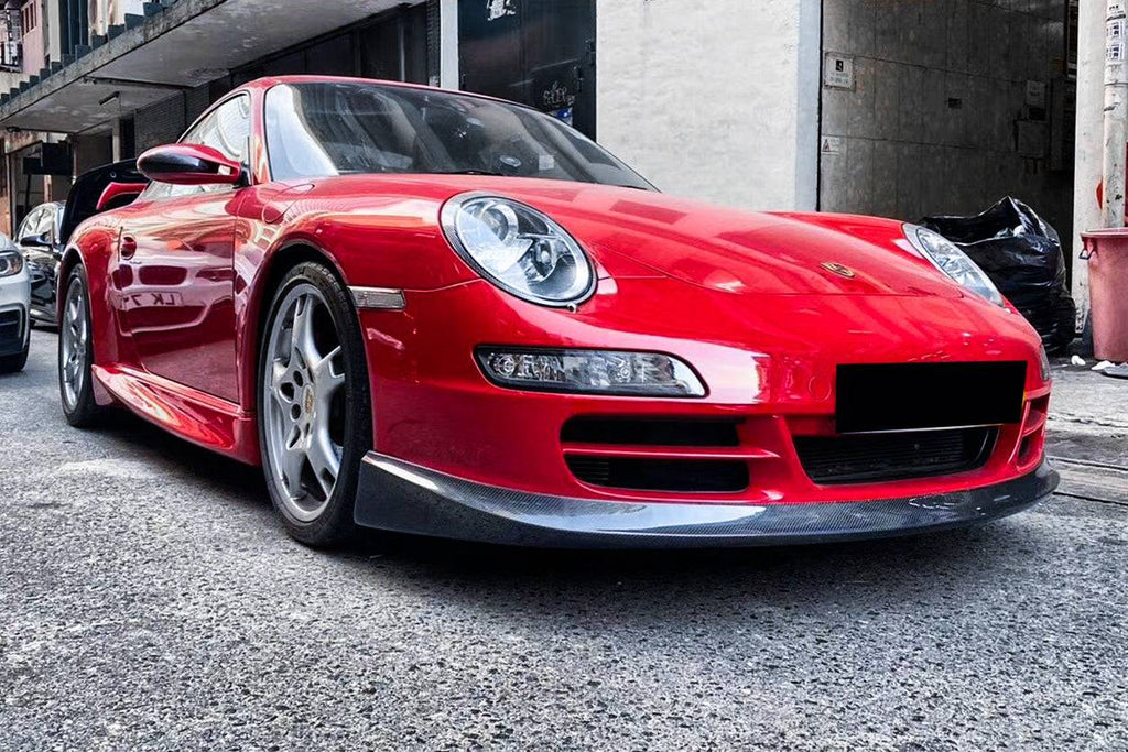 2005-2008 Porsche 911 997.1 Carrera S TA Style Front Lip - Carbonado