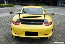 Load image into Gallery viewer, 2012-2015 Porsche 911 991.1 Carrera/S GT3 Style Rear Bumper Quad Exhaust - Carbonado