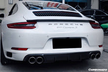 Load image into Gallery viewer, 2016-2019 Porsche 911 991.2 Carrera /S/4S/GTS OD Style Quad Rear Lip - Carbonado Aero