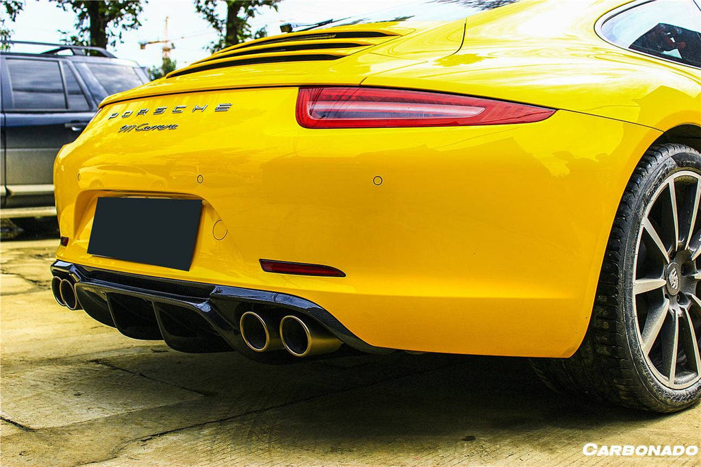 2012-2015 Porsche 911 991.1 Carrera/S/4S VRS Style Carbon Fiber Rear Diffuser - Carbonado Aero