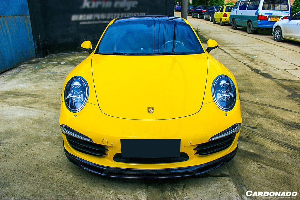 2012-2015 Porsche 911 991.1 Carrera/S/4S VRS Style Carbon Fiber Front Lip - Carbonado Aero