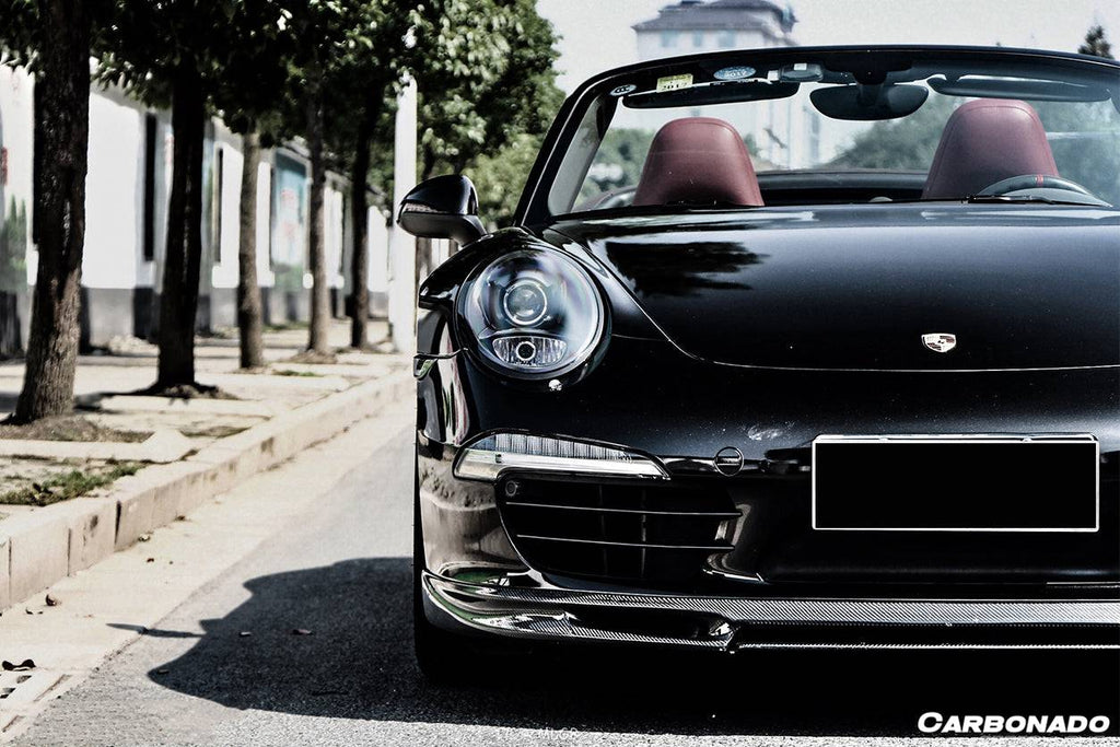 2012-2015 Porsche 911 991.1 Carrera/S/4S VRS Style Carbon Fiber Front Lip - Carbonado Aero