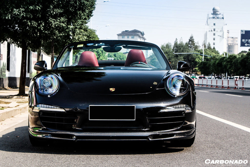 2012-2015 Porsche 911 991.1 Carrera/S/4S VRS Style Carbon Fiber Front Lip - Carbonado Aero