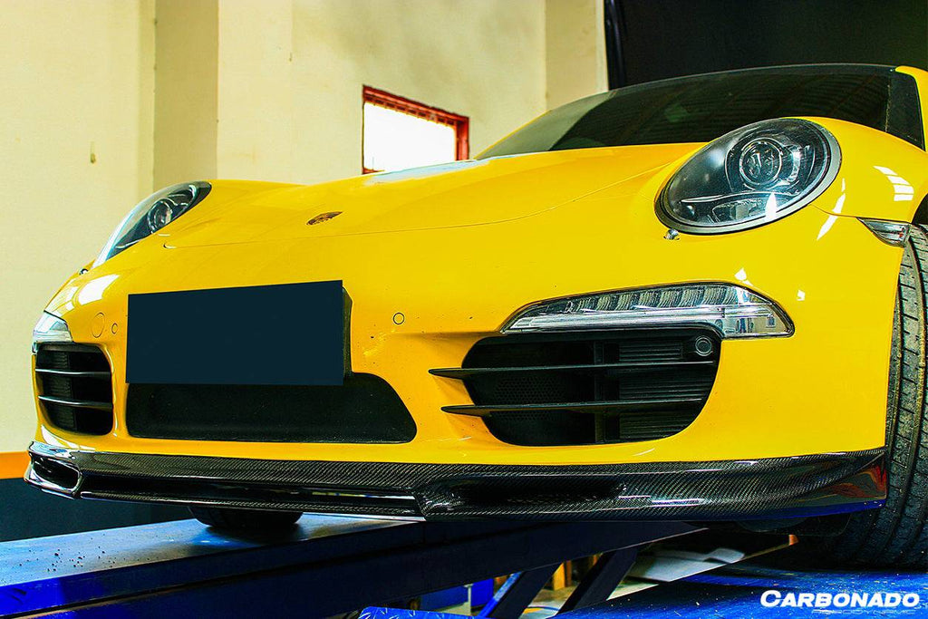 2012-2015 Porsche 911 991.1 Carrera/S/4S VRS Style Carbon Fiber Front Lip - Carbonado Aero
