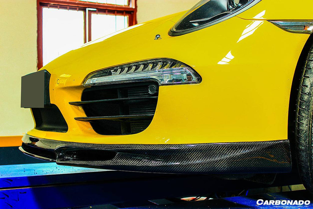 2012-2015 Porsche 911 991.1 Carrera/S/4S VRS Style Carbon Fiber Front Lip - Carbonado Aero