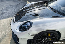 Load image into Gallery viewer, 2016-2019 Porsche 911 991.2 Carrera /Targa 4/4S GT2RS Style Front Bumper - Carbonado Aero