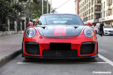 Load image into Gallery viewer, 2016-2019 Porsche 911 991.2 Carrera /Targa 4/4S GT2RS Style Front Bumper - Carbonado Aero