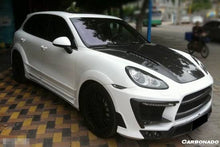 Load image into Gallery viewer, 2011-2014 Porsche Cayenne 958.1 LM Style Carbon Fiber Hood - Carbonado Aero