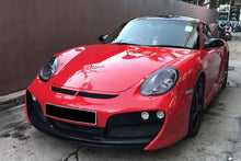 Load image into Gallery viewer, 2005-2008 Porsche Cayman/Boxster 987 TA Style Front Bumper w/LED Lights - Carbonado