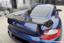 Load image into Gallery viewer, 2005-2012 Porsche Cayman/Boxster 987 TA Style Trunk Spoiler - Carbonado
