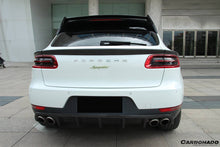 Load image into Gallery viewer, 2014-2019 Porsche Macan BS Style Carbon Fiber Roof Spoiler - Carbonado