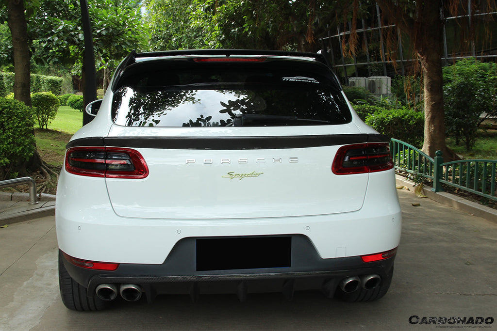 2014-2019 Porsche Macan BS Style Carbon Fiber Rear Diffuser