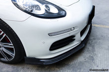 Load image into Gallery viewer, 2013-2016 Porsche Panamera 970.2 BS-Sport Style Carbon Fiber Front Lip - Carbonado Aero