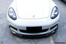 Load image into Gallery viewer, 2013-2016 Porsche Panamera 970.2 BS-Sport Style Carbon Fiber Front Lip