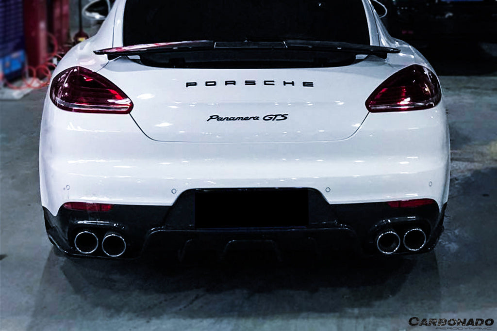 2013-2016 Porsche Panamera 970.2 BS-Sport Style Carbon Fiber Rear Diffuser