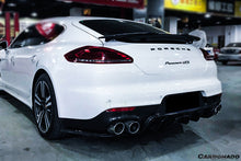 Load image into Gallery viewer, 2013-2016 Porsche Panamera 970.2 BS-Sport Style Carbon Fiber Rear Diffuser