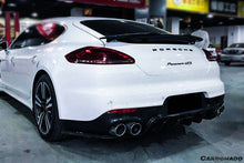 Load image into Gallery viewer, 2013-2016 Porsche Panamera 970.2 BS-Sport Style Carbon Fiber Rear Diffuser - Carbonado
