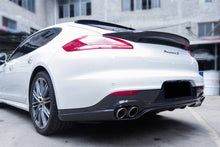 Load image into Gallery viewer, 2013-2016 Porsche Panamera 970.2 GMT Style Carbon Fiber Rear Diffuser - Carbonado