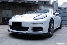 Load image into Gallery viewer, 2013-2016 Porsche Panamera 970.2 GMT Style Carbon Fiber Front Lip - Carbonado