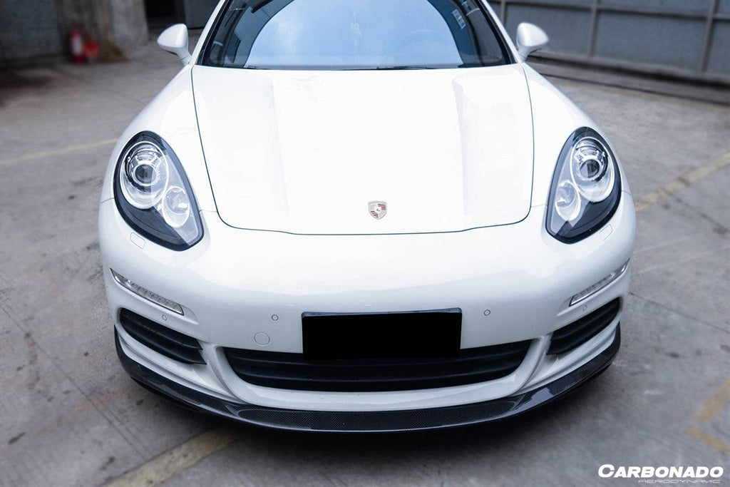 2013-2016 Porsche Panamera 970.2 GMT Style Carbon Fiber Front Lip - Carbonado Aero