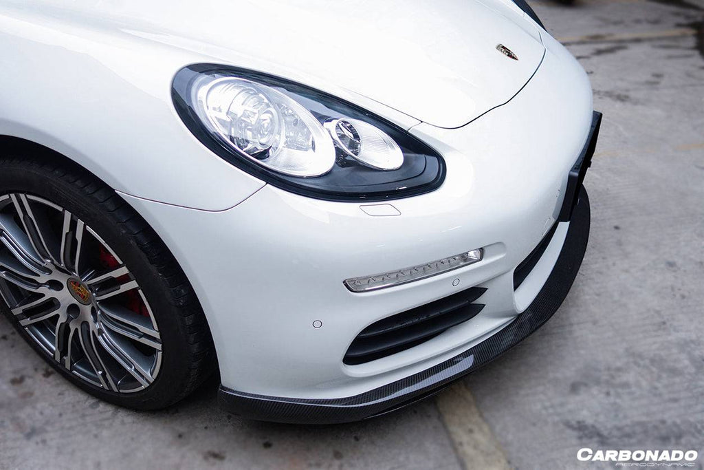 2013-2016 Porsche Panamera 970.2 GMT Style Carbon Fiber Front Lip - Carbonado Aero