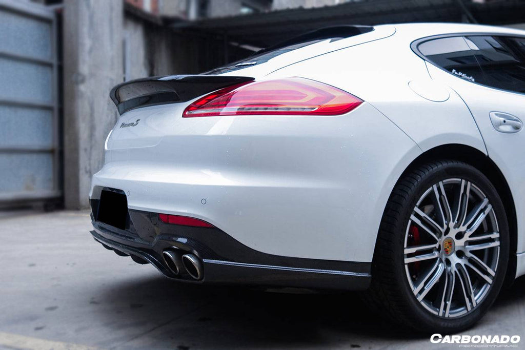 2013-2016 Porsche Panamera 970.2 GMT Style Carbon Fiber Rear Diffuser - Carbonado Aero