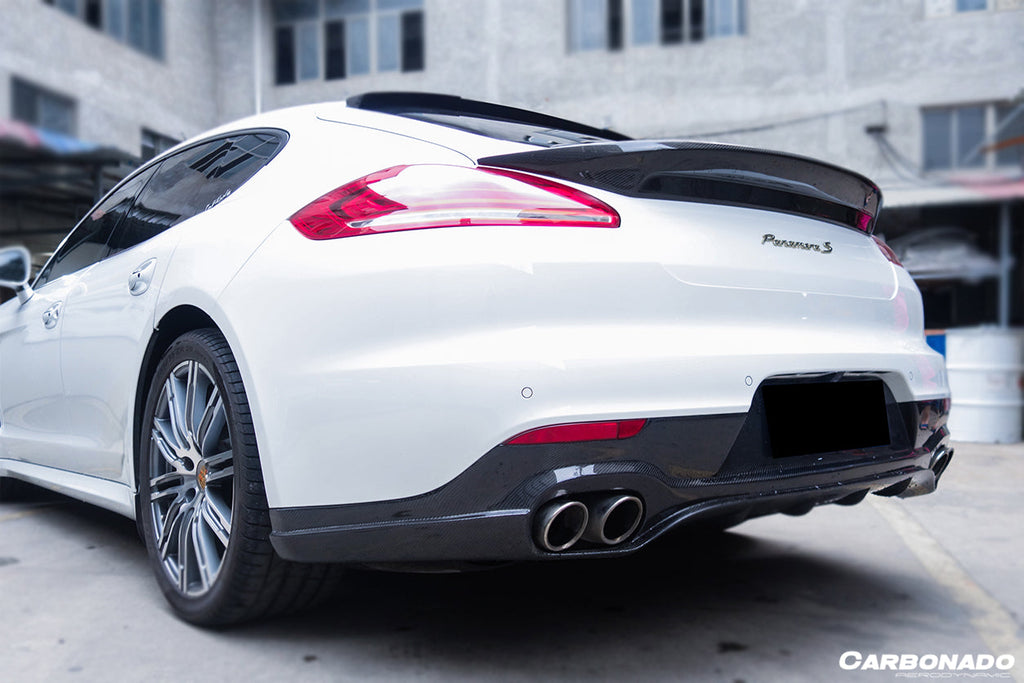 2013-2016 Porsche Panamera 970.2 TAS Style Carbon Fiber Roof Spoiler