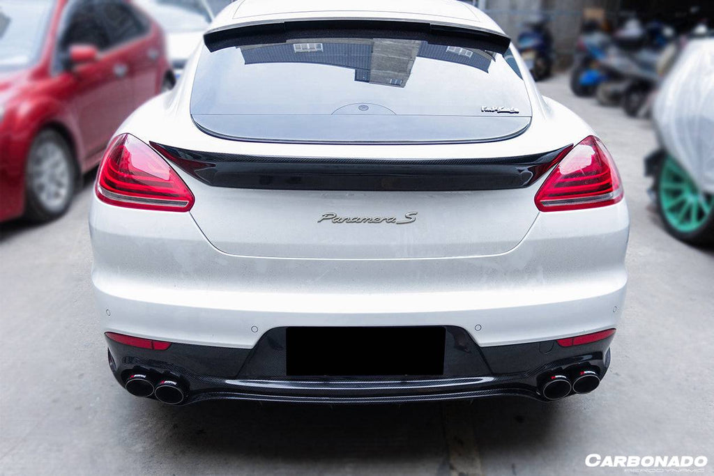 2013-2016 Porsche Panamera 970.2 GMT Style Carbon Fiber Rear Diffuser - Carbonado Aero
